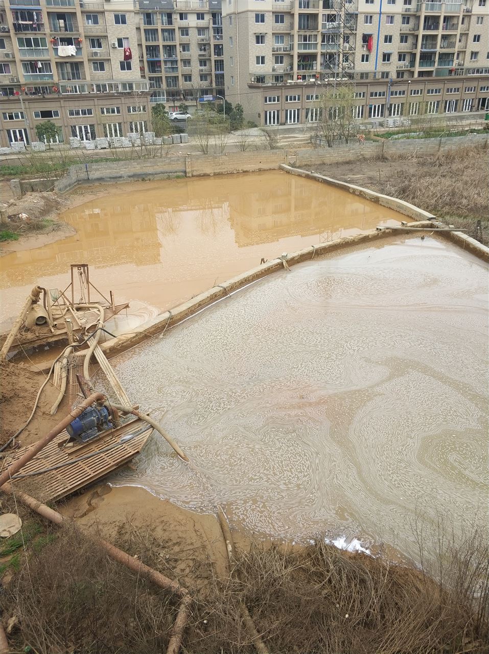 潘集沉淀池淤泥清理-厂区废水池淤泥清淤